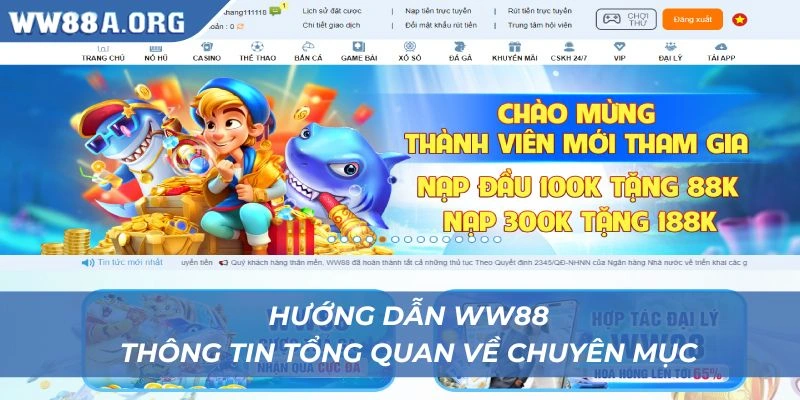 Sơ lược về chuyên mục hướng dẫn WW88